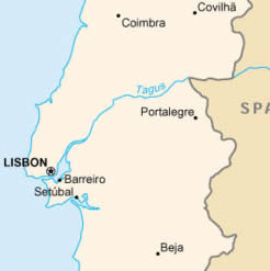 Mappa Portogallo