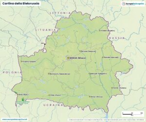 Cartina della Bielorussia da scaricare