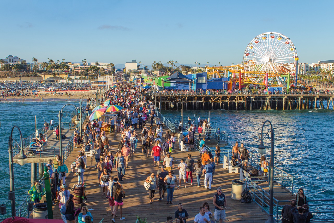 Los Angeles: il molo di Santa Monica