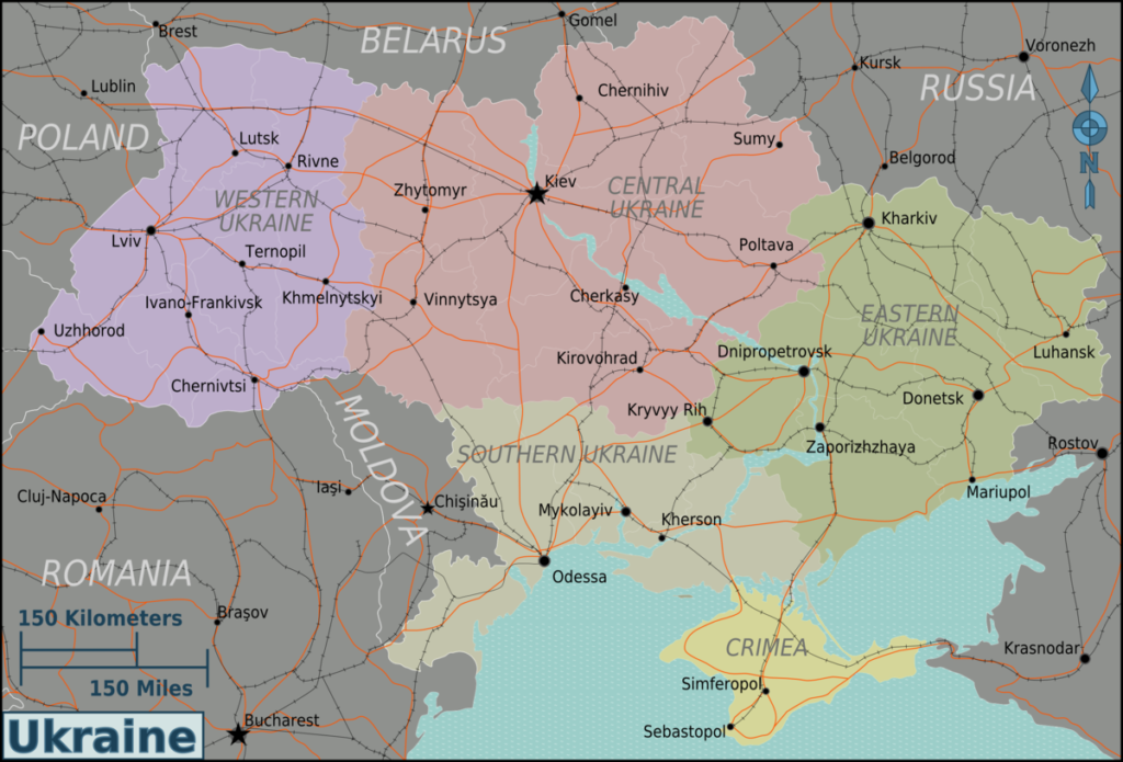 Mappa Ucraina