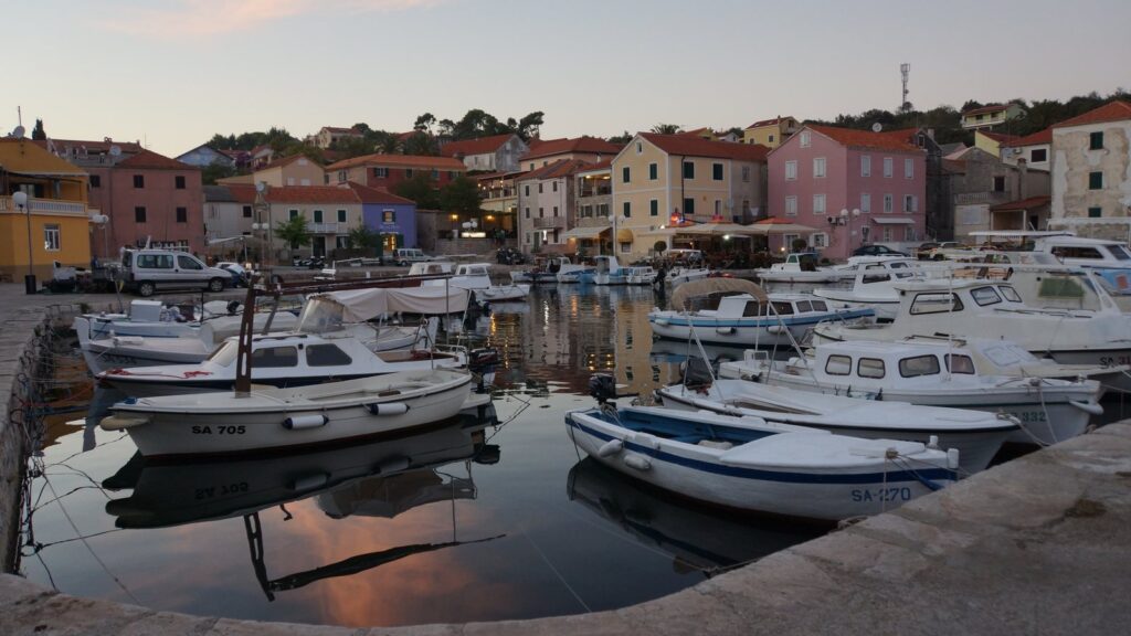 Il porto di Sale (Sali), il paese principale di Dugi Otok