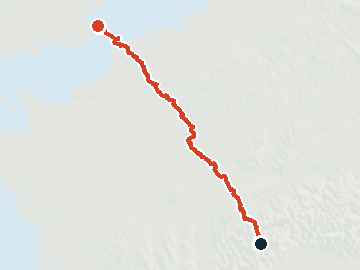 Percorso della Via Francigena