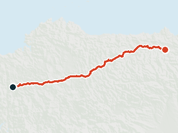 Percorso del cammino Primitivo