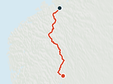 Percorso del cammino di Sant’Olav