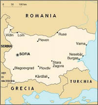 Mappa Bulgaria