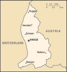 Mappa Liechtenstein