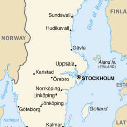 Mappa Svezia
